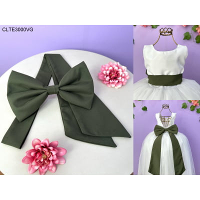 Faixa ajustável com Laço feitos de Poliéster várias cores para Vestidos