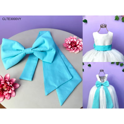 Faixa ajustável com Laço feitos de Poliéster várias cores para Vestidos