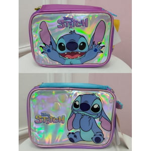 Estojo Infantil do Lilo Stitch e Angel Azul ou Roxo