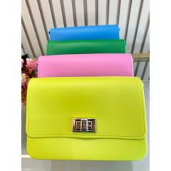 Bolsa Tiracolo Médio C/ Alça Ajustável Varias Cores Luxo