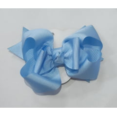 Laço Infantil Azul com Nó e Bico de Pato