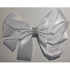 Laço Infantil Cetim Branco