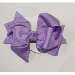 Laço Infantil Lilás Nó e Bico de Pato