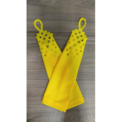 Luva Infantil Luxo Várias Cores de Tamanho Único Cor:Amarelo Ouro