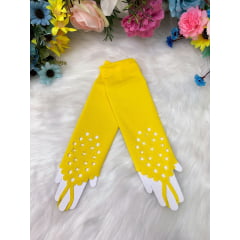 Luva Infantil Amarelo Luxo Tamanho Único