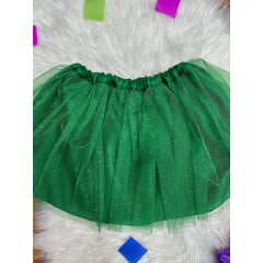 Saia de Tule Infantil Coloridos Com Glitter e Leds