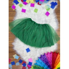 Saia de Tule Infantil Coloridos Com Glitter e Leds