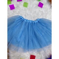 Saia de Tule Infantil Coloridos Com Glitter e Leds