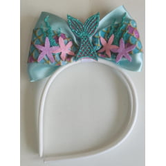 Tiara Infantil Ariel Sereia Super Luxo