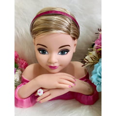 Tiara Infantil Azul Marinho e Marsala Tik Tok Monó