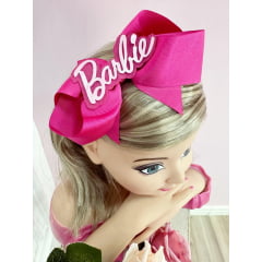 Tiara Infantil da Barbie Pink Com Nó Luxo