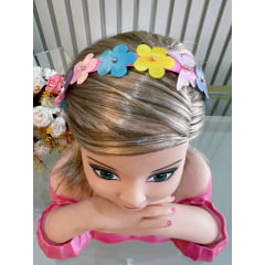 Tiara Infantil Jardim Encantado C/ Strass Super Luxo