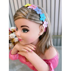 Tiara Infantil Jardim Encantado C/ Strass Super Luxo