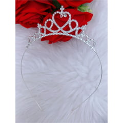Tiara Infantil Princesa Strass Super Luxo