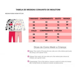 Conjunto de Moletom Blusa Cinza e Calça Pink Love