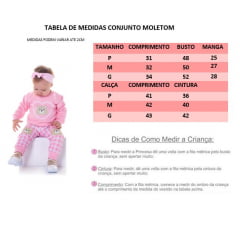 Conjunto Infantil Blusa Moletom Calça Legging Rosa Ursinho