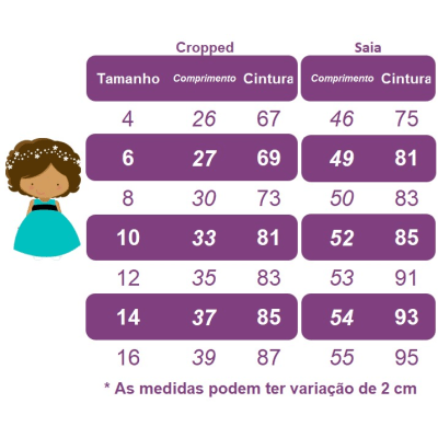 Conjunto Meninas Pink Cropped e Saia Midi Lese Casual Luxo