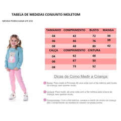 Conjunto Moletom Verde C/ Calça Rosa Urso