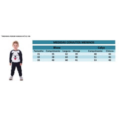 Conjunto Infantil Moletom Calça Azul Petróleo Bege