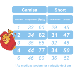 Conjunto Menino Safari Leão Bosque Short Suspensório Camisa