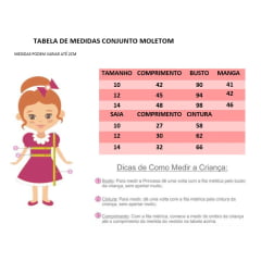 Conjunto de Moletom Blusa e Saia Off White e Lilás