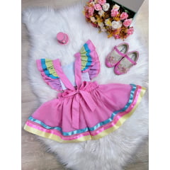 Romper Circo Chuva de Amor Acompanha Chapeuzinho como Bico de Pato