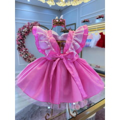 Romper Coelhinho da Páscoa Saia Com Glitter Super Luxo