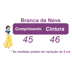 Romper da Branca de Neve Com Laço Luxo