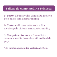 Romper da Branca de Neve Com Laço Luxo