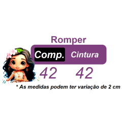 Romper Moana Laranja Glitter Festas Super Luxo