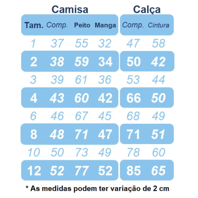Conjunto Social Pajem Camisa Branca com Calça e Susp. Azul Royal