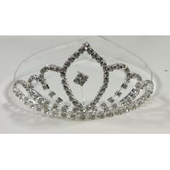 Coroa Infantil Realeza Super Luxo Pétalas Com Strass