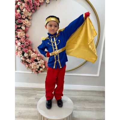 Conjunto Fantasia do Príncipe Festas Luxo