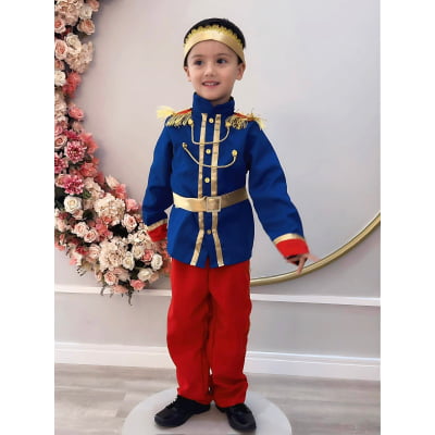 Conjunto Fantasia do Príncipe Festas Luxo
