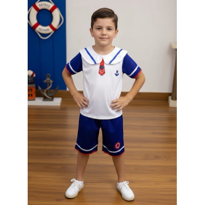 Conjunto Fantasia Infantil do Marinheiro Pop Festas