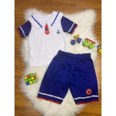 Conjunto Fantasia Infantil do Marinheiro Pop Festas