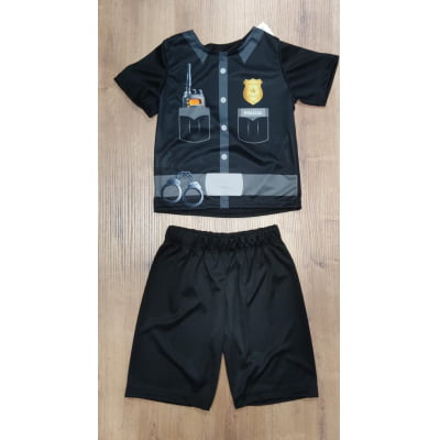 Conjunto Fantasia Infantil do Policial Festas Conjunto Fantasia Infantil do Policial Festas