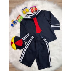 Conjunto Fantasia Infantil Kiko Turma do Chaves Festas