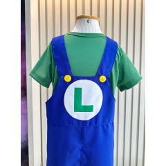 Conjunto Fantasia Infantil Luigi Festas