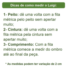 Conjunto Fantasia Infantil Verde e Azul Festas