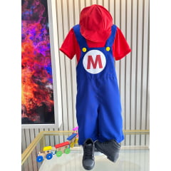 Conjunto Fantasia Infantil Super Mario Bros Festas