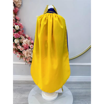 Conjunto Fantasia Príncipe Luxo Azul Royal