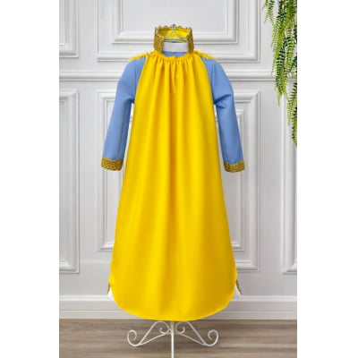 Conjunto Fantasia Príncipe Luxo Azul Claro