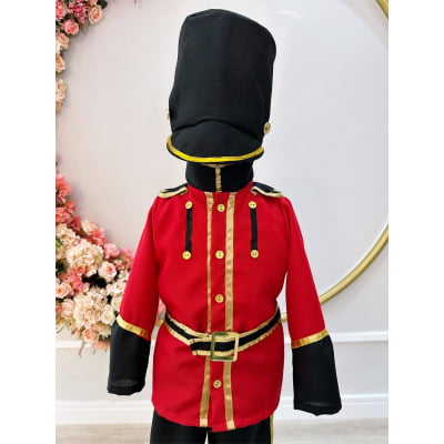 Conjunto Fantasia Soldado em Oxford