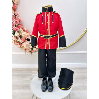 Conjunto Fantasia Soldado em Oxford