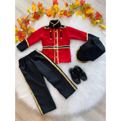 Conjunto Fantasia Soldado em Oxford