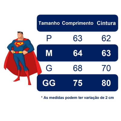 Fantasia Infantil Azul e Vermelha com Capa