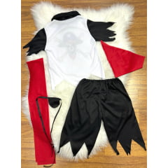 Fantasia Infantil Capitão Pirata C/ Faixa Bandana Tapa Olho