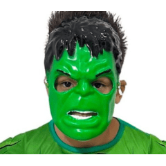 Fantasia Infantil Incrível Hulk Acompanha a Máscara de E.V.A. e Escolha o  Acessório