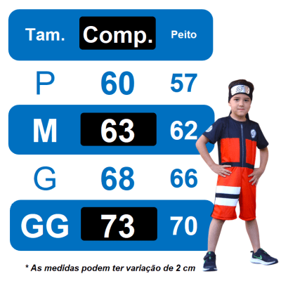 Fantasia Infantil Menino Naruto